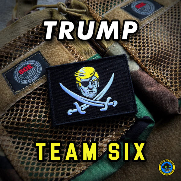 Donald Trump Calico Trump Black Pirate Flag Morale Patch