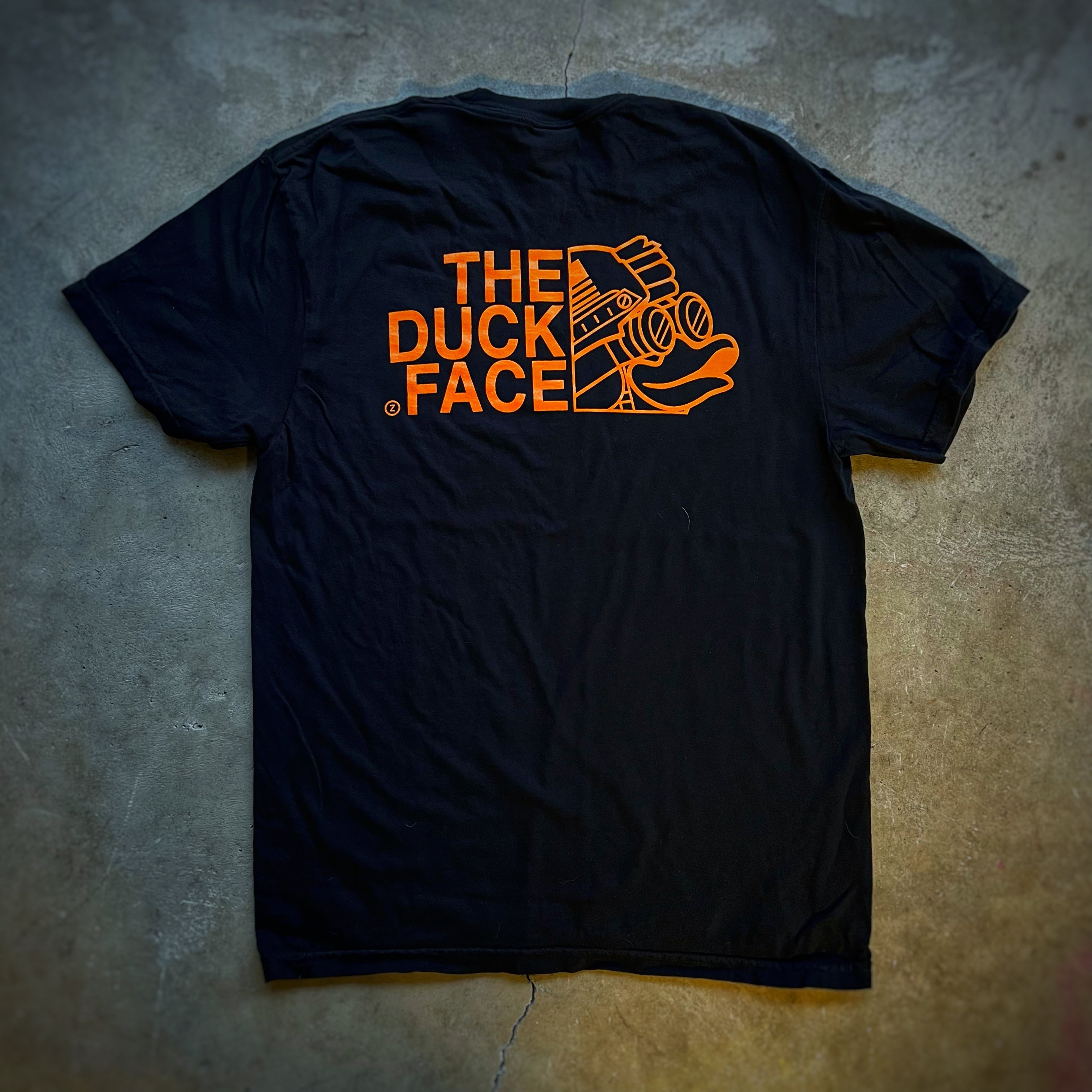 ZFD The Duck Face T-Shirt - Pumpkin Orange