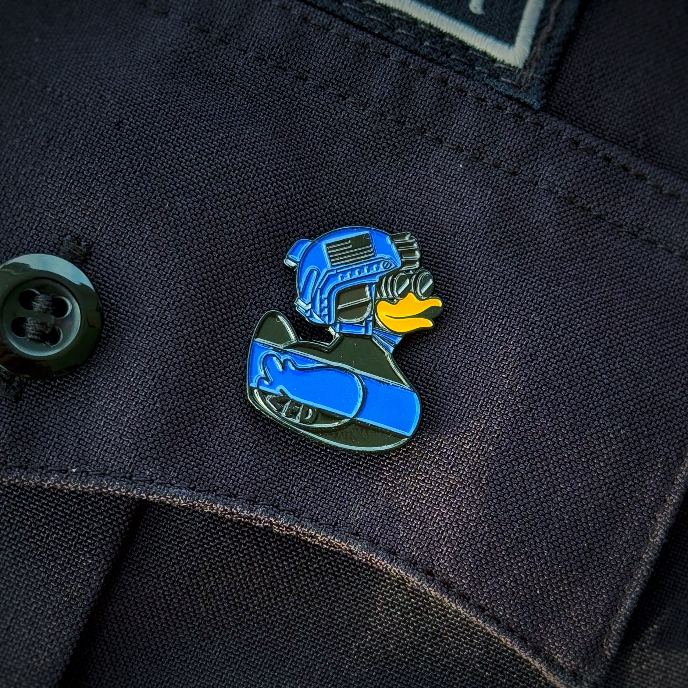 ZFD® Thin Blue Line Duck Duty Pin