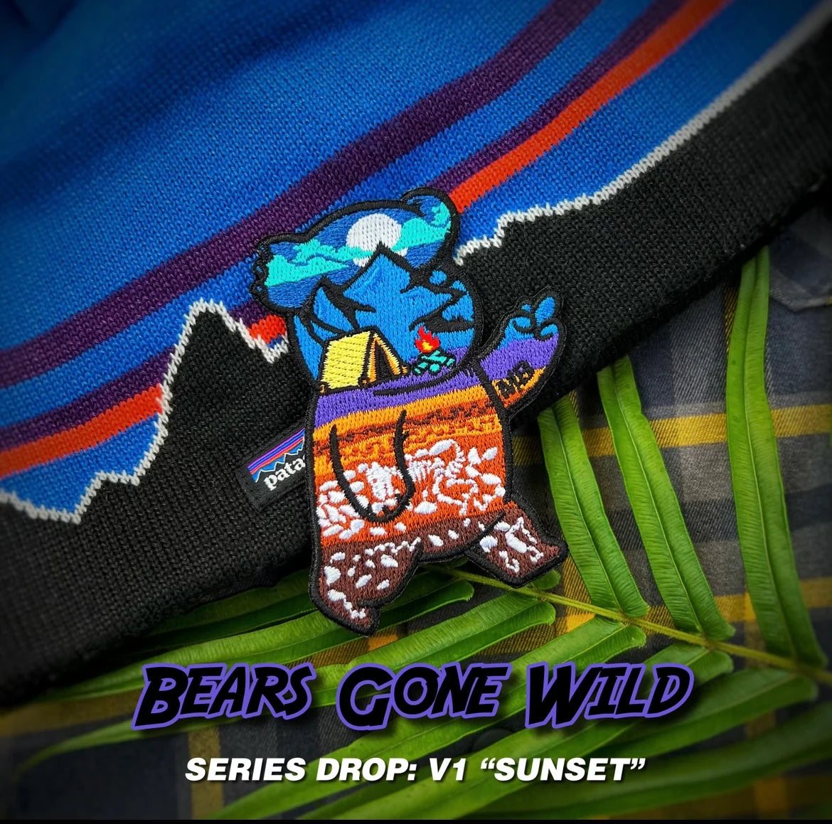 MamaBear Gummy Bears Gone Wild Patch Series -V1 Sunset