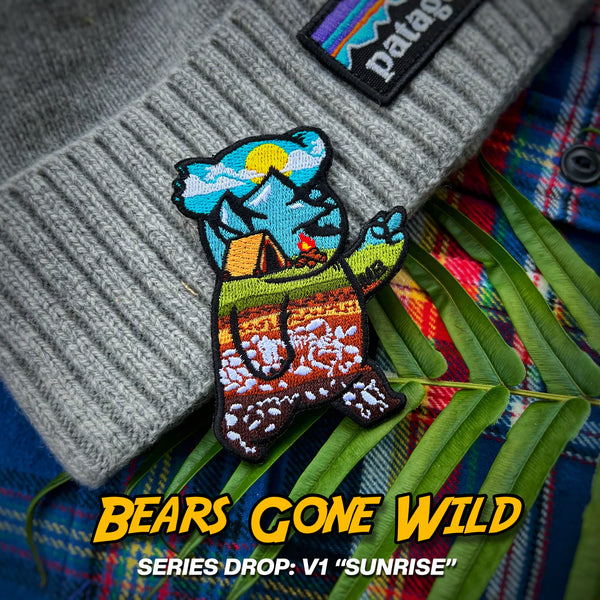 MamaBear Gummy Bears Gone Wild Patch Series -V1 Sunrise