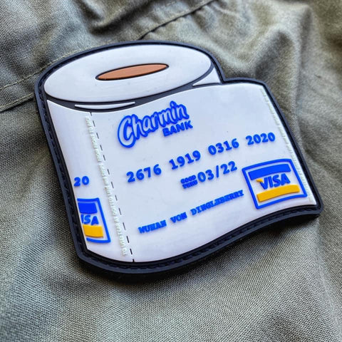 Dangerous Goods®️Toilet Paper Payment PVC Patch