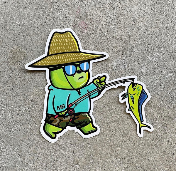 MamaBear Angler Sticker - Mahi