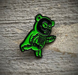 MamaBear SkeleBear Pin Series - Glow Green