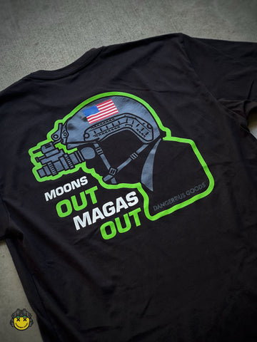 Dangerous Goods® Moons Out MAGAS Out Trump NVG T-Shirt