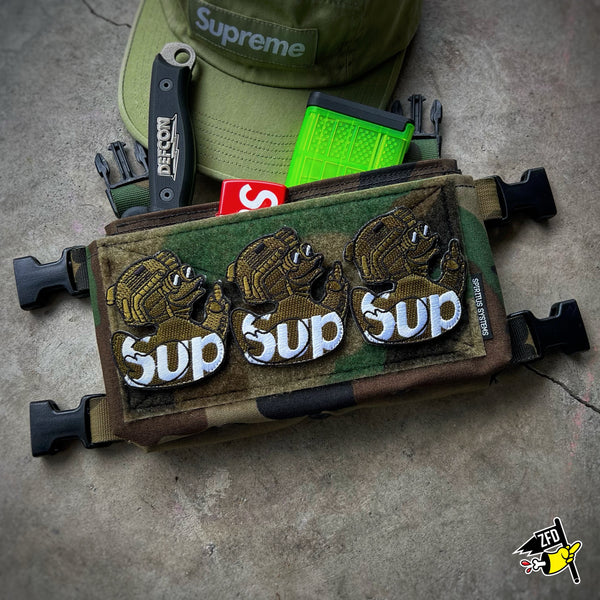 Zero Fucks Duck® ZFD Sup Duck Morale Patch - V9 Olive Drab Green