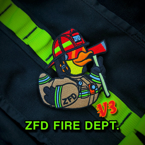 Zero Fucks Duck® Fire Fighter Morale Patch - V3