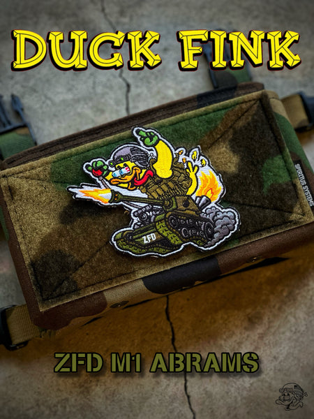 ZFD® Duck Fink M1 Abrams Patch