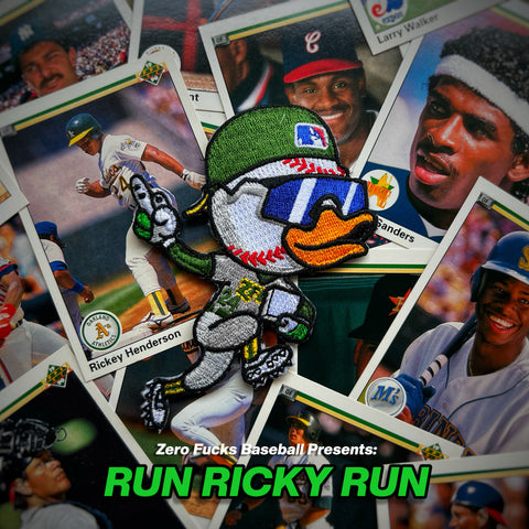 ZFD® Zero Fucks Baseball “Run Ricky Run” Patch