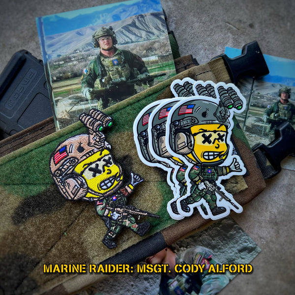 Dangerous Goods®️ Little Goons Action Figure Patch - Marine Raider MSgt Cody Alford