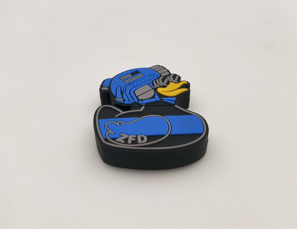 Zero Fucks Duck PVC Thin Blue Line USB 3.0 32GB Flash Drive