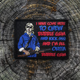 CHEW BUBBLE GUM AND KICK ASS MORALE PATCH BLACK EDITION - 2 Colors